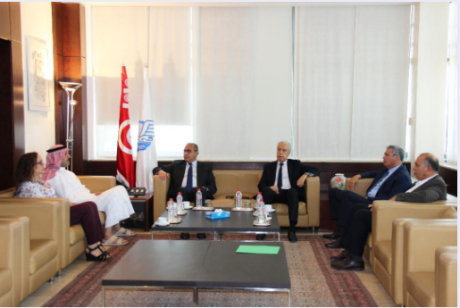 رئيس منظمة الأعراف  يستقبل  المدير العام لمنظمة العمل  العربية